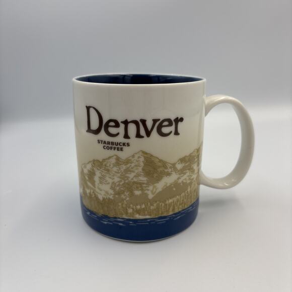 Starbucks Denver Colorado Coffee Mug Global Icon Collector Series 16 oz - Picture 1 of 5
